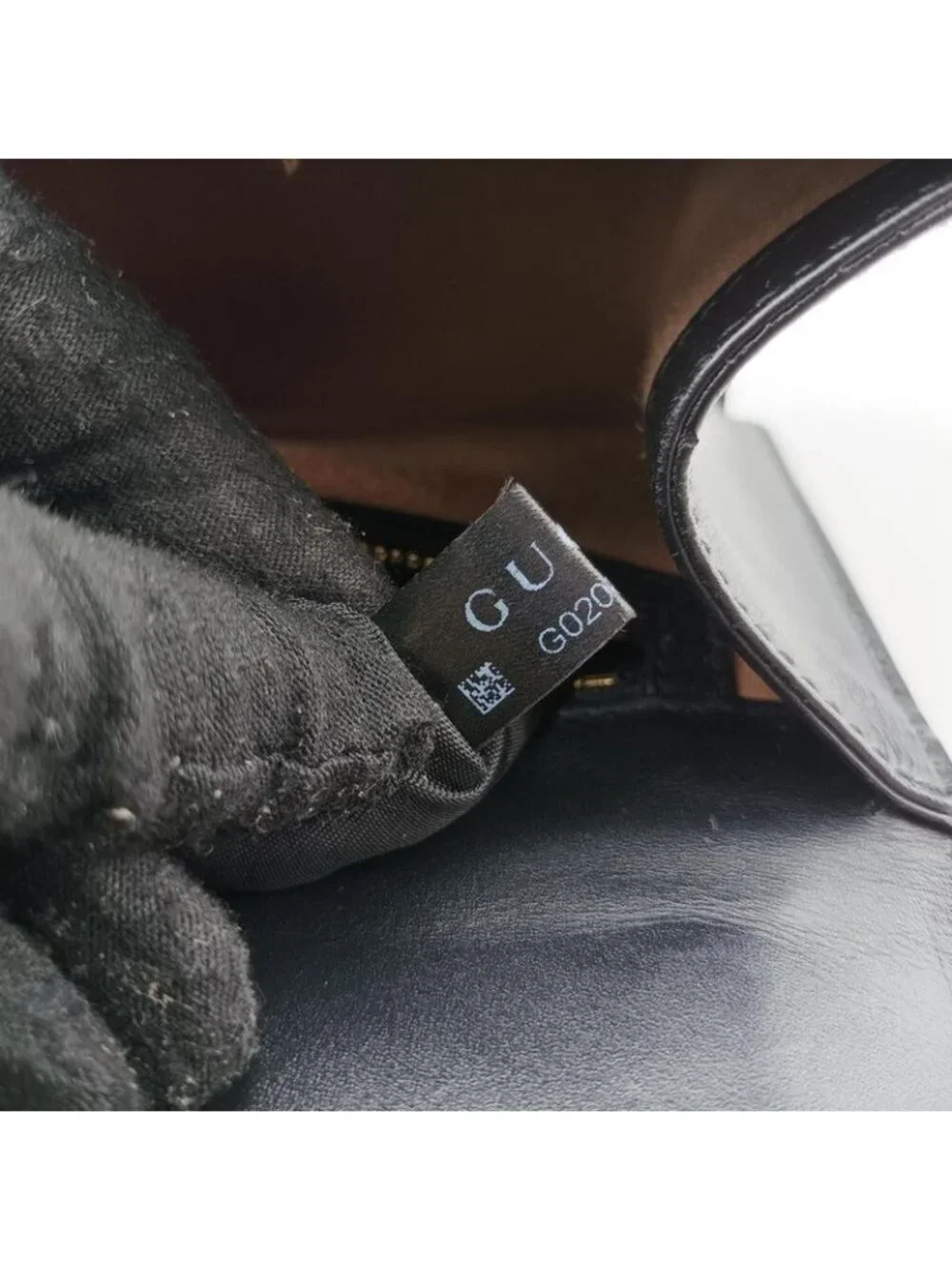 Gucci Sylvie Black Green Red Leather Messenger Bag - Picture 12 of 15